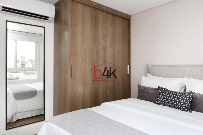 Imagem Apartamento mobiliado 1 dormitório para aluguel no brooklin