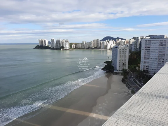 Imagem Imperdível cobertura de luxo à venda em Guarujá-SP, bairro Pitangueiras, 4 quartos, 2 suites, 2 salas, 3 banheiros, 1 vaga, 190m².