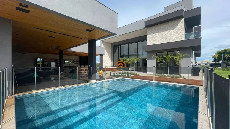 Imagem Casa com 5 dormitórios à venda, 580 m² por R$ 7.190.000,00 - Condomínio Vitória Golf - Lagoa Santa/MG
