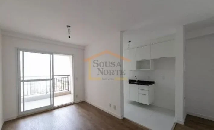 Imagem Apartamento de 55 m², com 2 dormitórios, sendo 1 suíte, 2 banheiros, sala, varanda, cozinha com a...