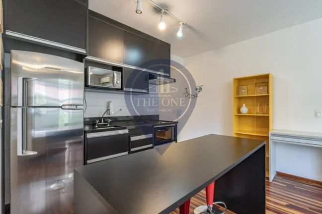 Imagem Studio de luxo à venda no Paraíso: 1 quarto, 2 salas, 2 banheiros, 1 vaga de garagem, 42m² em São Paulo-SP.