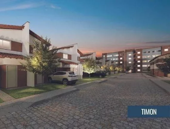 Imagem Casa duplex em construção, 2 dormitórios à venda por R$ 228.871,00 - Condomínio RESERVA ALVORADA - Cajueiro - Timon/MA