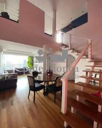 Imagem Linda cobertura duplex com 154m² em rua tranquila de Pinheiros.