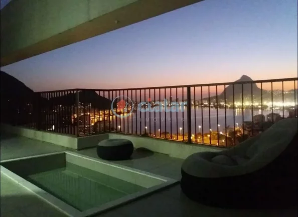 Imagem Cobertura com 3 dormitórios à venda por R$ 3.400.000,00 - Humaitá - Rio de Janeiro/RJ
