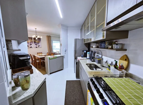 Imagem Venda de Apartamento Pé na Areia na Riviera de São Lourenço Módulo 02: 3 Quartos, 2 Suítes, 2 Salas, 2 Vagas, 116,98m²!
