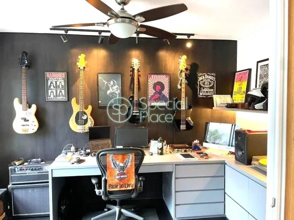 Imagem Ãtimo apartamento Ã  venda no Brooklin - Ãrea: 167,00mÂ² - Living amplo com terraÃ§o na copa das Ã...