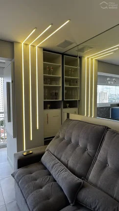 Imagem Apartamento mobiliado com 62m2, 1 suíte, closet e 1 vaga a venda na Barra Funda, São Paulo
