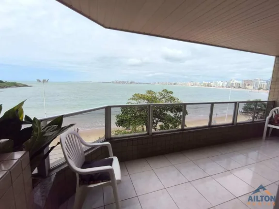 Imagem Apartamento Frente Mar com 3 Quartos à Venda na Praia do Morro - Guarapari/ES