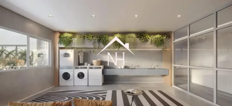 Imagem apartamento de 56m com dormitório e terraço,Churrasqueira,Cinema,Piscina,Salão de festas,Redário,coworking Bicicletário,Coworking,fitnss,lavanderia