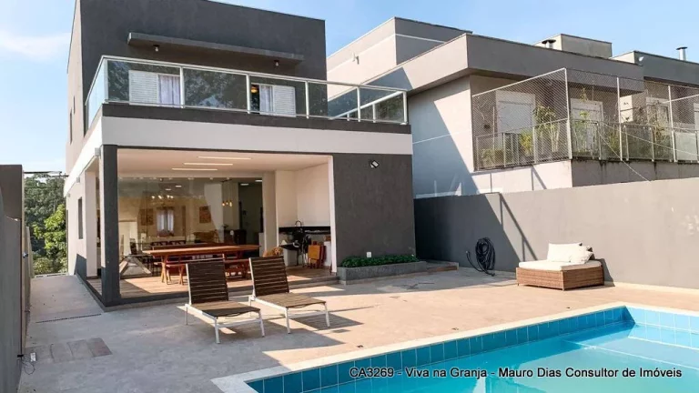 Imagem Casa com 3 suítes, 271 m², à venda por R$ 1.590.000- Ganja Viana - Cotia/SP