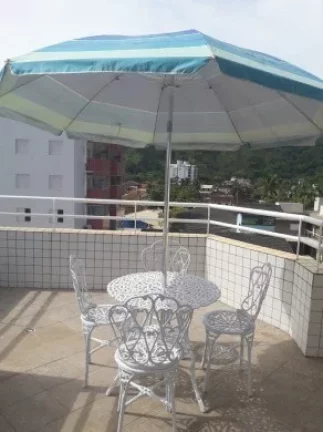 Imagem Imperdível Cobertura Duplex à Venda em Ubatuba-SP, Bairro Toninhas! 3 Quartos, 2 Salas, 2 Banheiros, 2 Vagas, 120m².