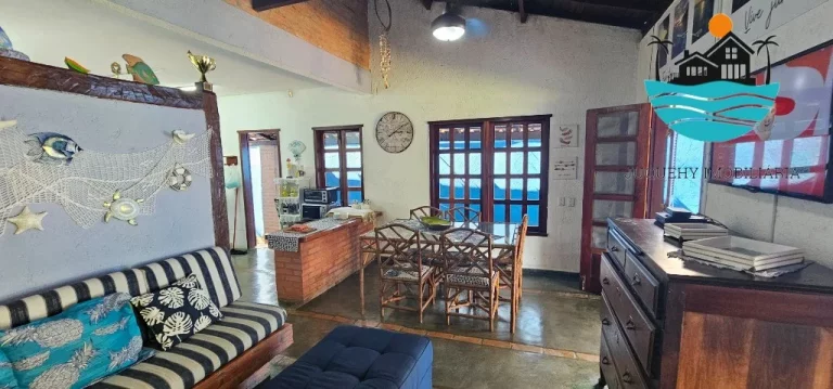 Imagem Casas para Alugar Temporada Juquehy - 600m da praia, 3 dorm. sendo 1 suíte, máx. 12 pessoas | Juquehy Imobiliária