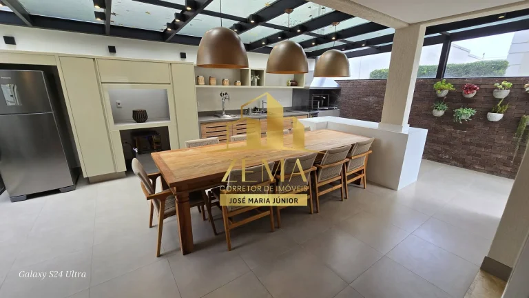 Imagem Sobrado Condomínio, 391 m2, 4 sts,Piscina,Sauna,Amplo Gourmet, Mobiliada