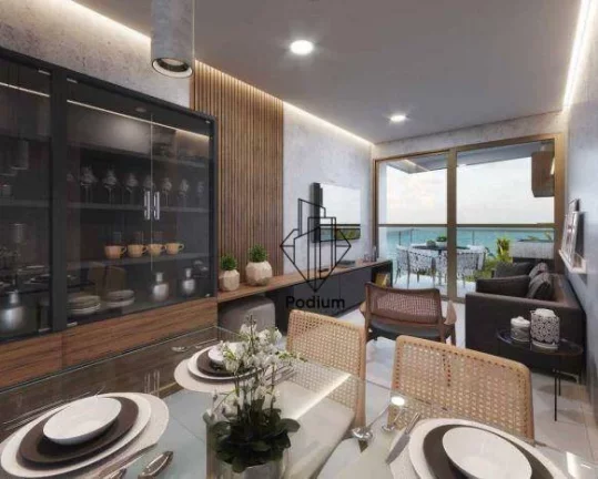 Imagem Apartamentos com área de lazer completa a 100m da praia do seixas -AD0008