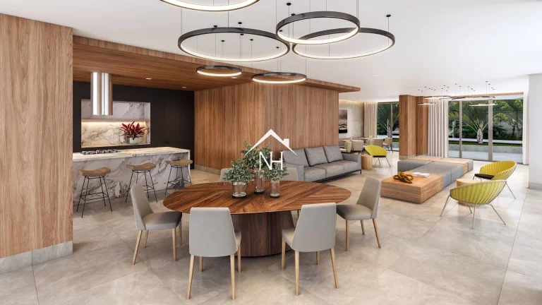 Imagem Apartamento de 114m com 3 suítes, varanda gourmet com churrasqueira com 2 vagas de garagem, Espaço gourmet, Brinquedoteca, Playground, Salão de jogos.