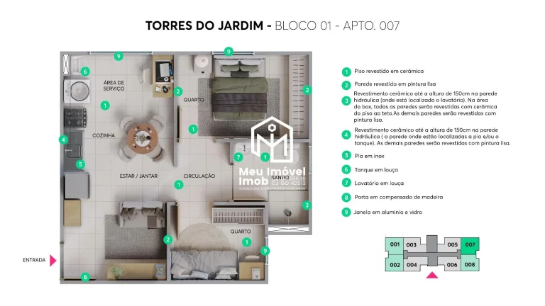 Imagem Apartamento no Torres do Jardim - Brasília