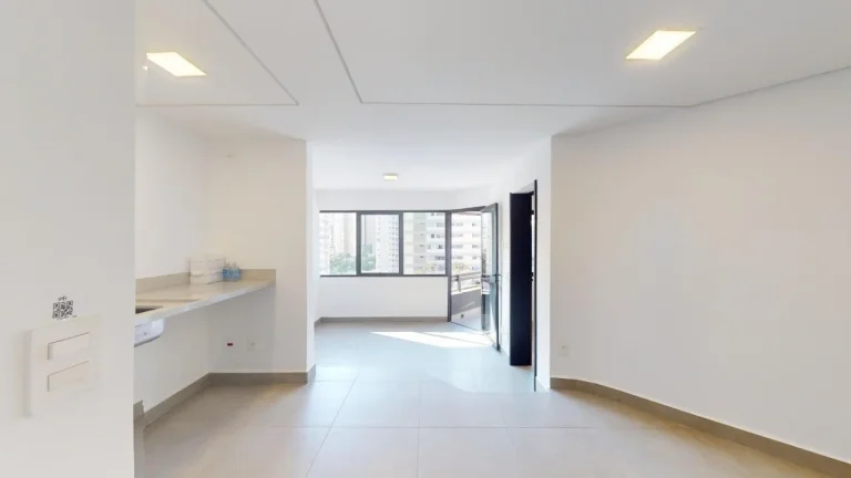 Imagem Apartamento Brooklin - 48M², 1 Dorm, 1 Suíte, 1 Vaga Demarcada, Academia, Piscina.
