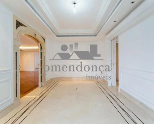 Imagem Edifício neoclássico no Pacaembu com 3 suítes e 6 vagas de garagem, 711m².