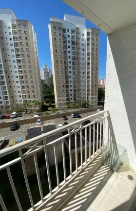 Imagem Apartamento com 54 M², 2 dormitórios, sala, 1 banheiro, área de serviços, cozinha, sacada e 1 va...