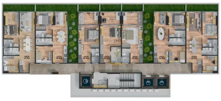 Imagem Flats com excelente localização nas proximidades de supermercados, shopping, restaurantes, hospital e a 700mda praia de Manaíra - FL0558