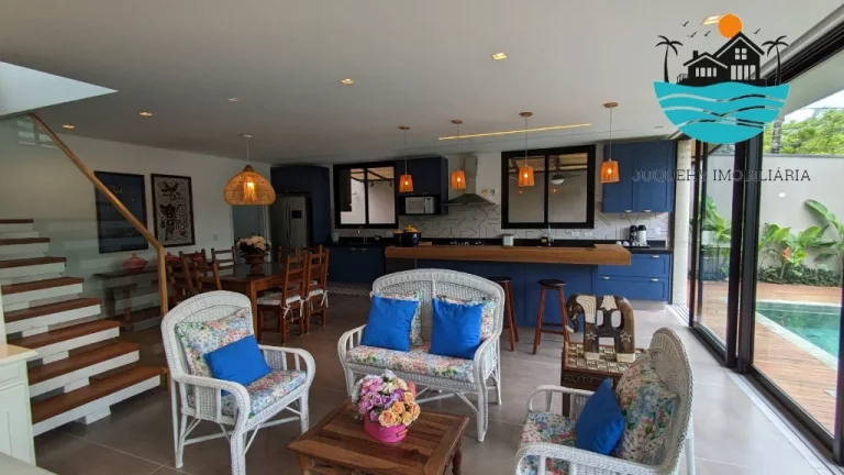 Imagem Casas a Venda em Juquehy, Aluguel de Temporada, 4 suítes, Piscina Priv. 250 metros da praia, max 12 pessos, 232m² Construido | Juquehy Imobiliária