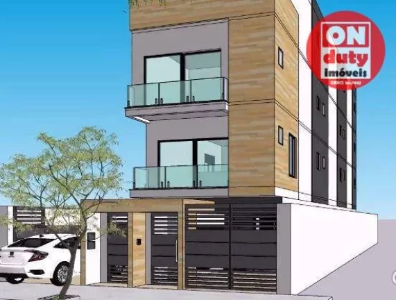 Imagem Village 50 metros da praia com 3 suítes à venda, 170 m² por R$ 1.390.000,00 - José Menino - Santos/SP