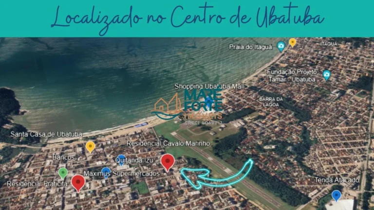 Imagem Empreendimento no centro de Ubatuba com apartamentos com 2 ou 3 suítes