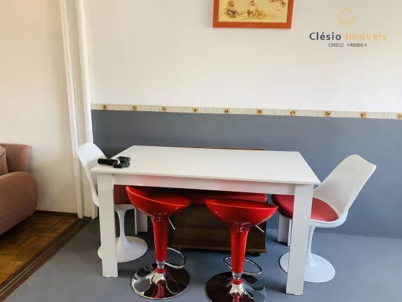 Imagem Apartamento 1 Quarto Suíte | Escritório e Mobília | 1 Vaga