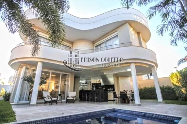 Imagem "Pronto para Morar" Linda casa no Alphaville Piracicaba, do arquiteto Aquiles Nicolas Kilaris com 3 Suítes