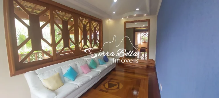 Imagem Casa alto padrão no Vale dos Eucaliptos com 6 dormitórios à venda, 575 m² por R$ 2.990.000 - Quebra Frascos - Teresópolis/RJ