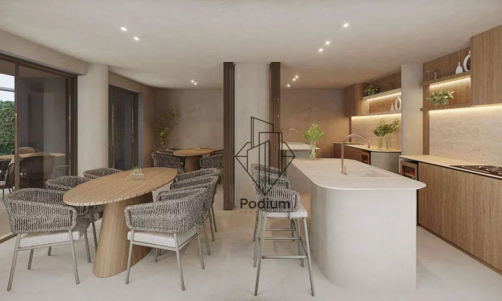 Imagem Apartamento com varanda gourmet em Condomínio Club a beira mar da praia Formosa / Cabedelo - AP1968.