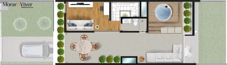 Imagem Casa para Venda em Curitiba, Bom Retiro, 3 dormitórios, 3 suítes, 5 banheiros, 2 vagas