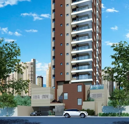 Imagem Apartamento de luxo no Jardim Santo André: 3 quartos, 3 suítes, 4 banheiros, 3 vagas de garagem e 133m² de área no Residencial Piemonte.