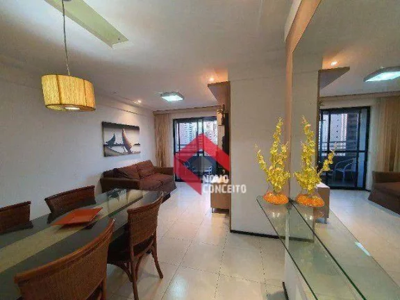 Imagem Apartamento com 2 dormitórios à venda, 66 m² por R$ 550.000 - Meireles - Fortaleza/CE