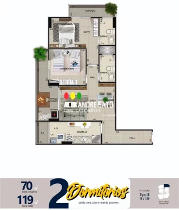 Imagem APARTAMENTO COM 40.26 m² - GUILHERMINA - PRAIA GRANDE SP