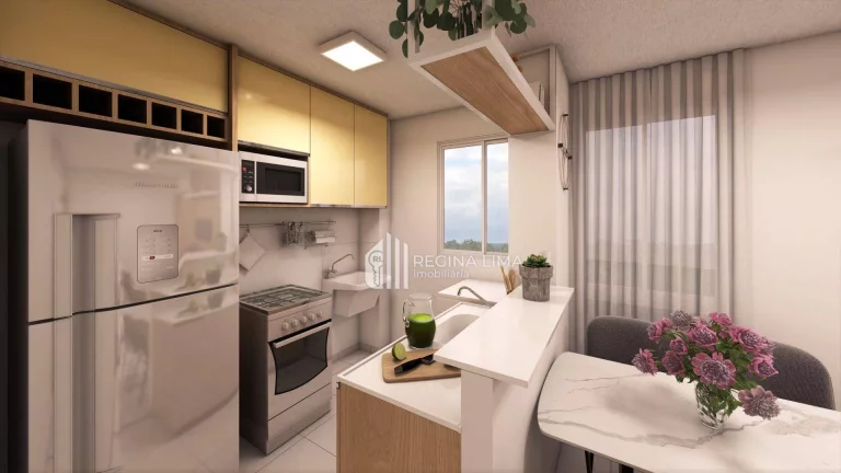 Imagem Apartamento em condomínio fechado, 2 dormitórios à venda por R$ 176.990,00 - Cond. TERRAZZO OITI - próximo à UNINOVAFAPI - Uruguai - Teresina/PI