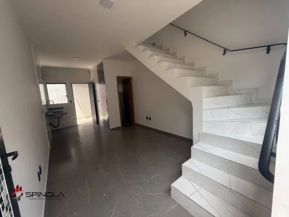 Imagem Sobrado com 2 dormitórios à venda, 57 m² por R$ 360.000,00 - Mirim - Praia Grande/SP