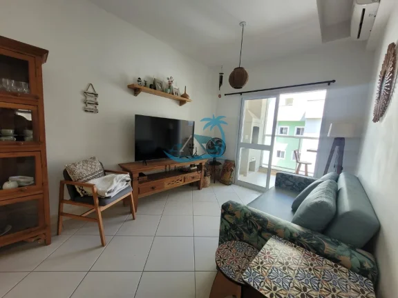 Imagem Apartamento mobiliado com 2 dormitórios e varanda gourmet a venda a 400 metros da orla de Itaguá em Ubatuba.
