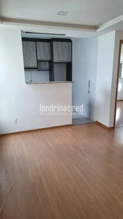 Imagem Apartamento semi-mobiliado no Spazio La Vitta, 2 quartos, cozinha planejada, vaga coberta, próximo à UEL, área de lazer e mini market no condomínio.
