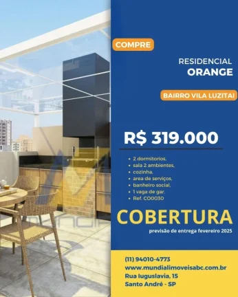 Imagem Vendo Coberturas em Santo André, Vila Luzita