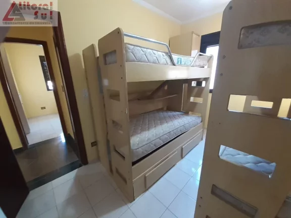Imagem Cobertura Duplex na Guilhermina, Praia Grande-SP: 4 quartos, 2 suítes, 2 salas, 3 banheiros, 2 vagas, 258m². Aproveite!