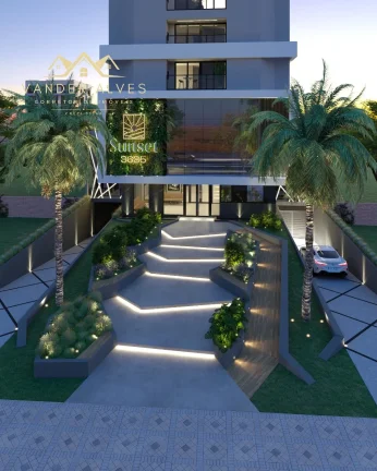 Imagem Venda de Apartamento no EDIF. SUNSET na região central em Foz do Iguaçu-PR 2 Quartos 1 Suíte 2 Salas 1 Vaga de Garagem 71,20m² Edifício Moderno