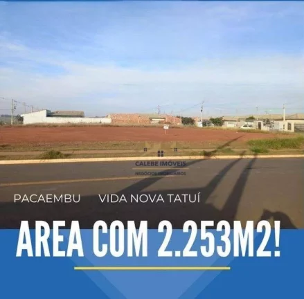 Imagem Terreno à venda, 2253 m² por R$ 1.000.000 - Vida Nova Tatuí - Tatuí/SP