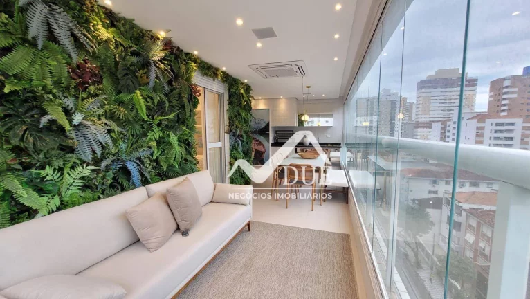 Imagem Apartamento com 3 dormitórios à venda, 134 m² por R$ 2.350.000,00 - Gonzaga - Santos/SP