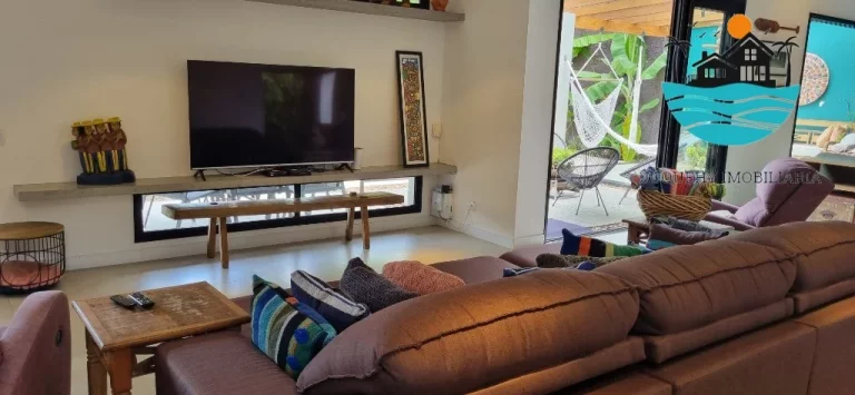 Imagem Praia de Juquehy Casas Para Alugar com, 6 suítes, piscina, a 150m da praia - Acomodação 16 pessoas | Juquehy Imobiliária