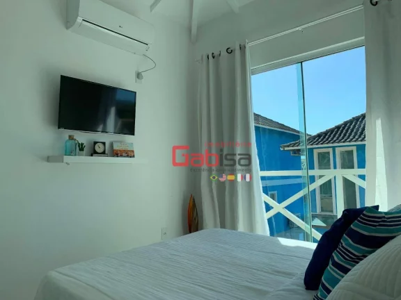 Imagem Casa com 4 Suítes, Mobiliada, 100 metros da beira mar, à venda, 140 m² por R$ 540.000 - Rasa - Armação dos Búzios/RJ