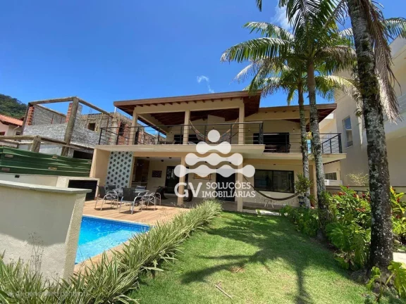 Imagem Casa com 8 dormitórios, 380 m² - venda por R$ 4.000.000,00 ou aluguel por R$ 2.672,00/dia - Condomínio Lagoinha - Ubatuba/SP