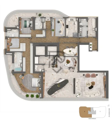 Imagem Apartamento Alto Padrão Design by Pininfarina