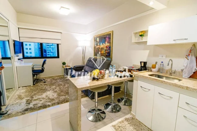 Imagem Flat disponível para venda no Ninety Hotel no Jardim Paulista, com 33m², 1 dormitório e 1 vaga