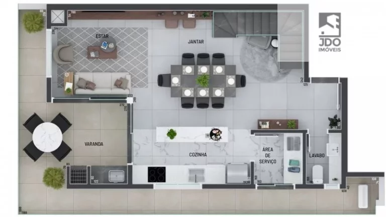 Imagem Cobertura Duplex a Venda no bairro Água Verde - Curitiba, PR